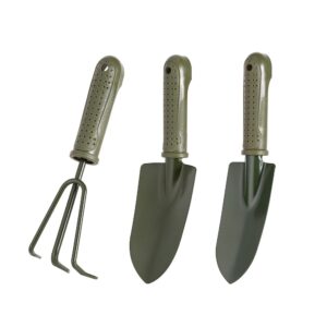 Deluxe 3-in-1 Plant Care Set with Smooth Rubberized Non-Slip Ergonomic Handles – 3-Piece Gardening Instrument Present Set for Dwelling, Backyard, Garden, Farm, and Indoor/Outside Herbs