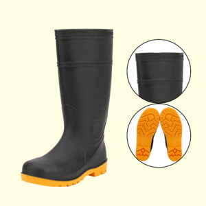 Number of Agricultural Injection Rubber Security PVC Boots with Metal Toe – Colourful Work PVC Footwear